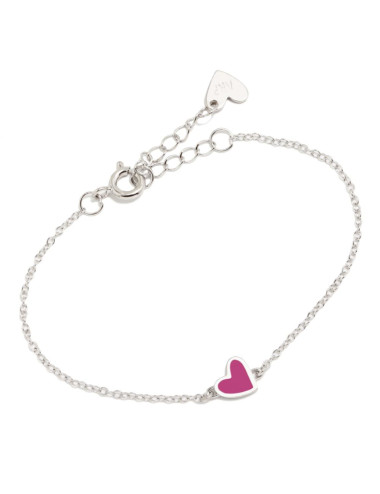 Pulseira Coração Fucsia Agatha Ruiz de La Prada