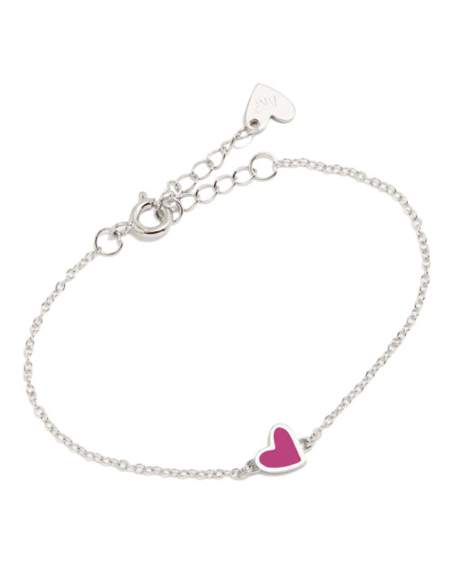 Pulseira Coração Fucsia Agatha Ruiz de La Prada