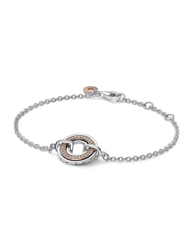 Pulseira Signature Logo & Pavé Pandora