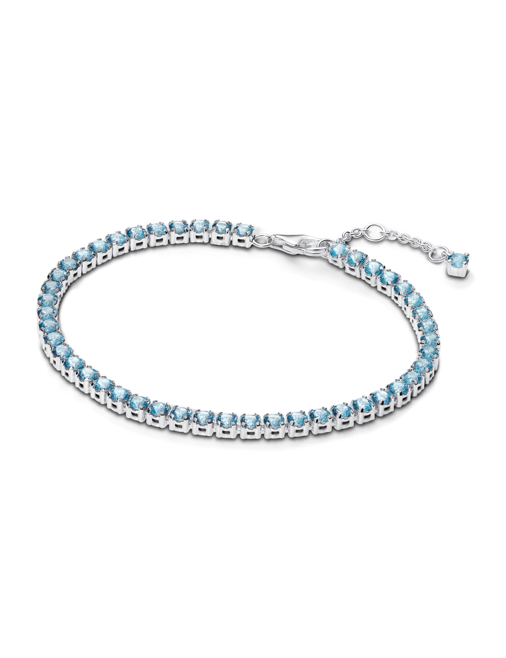 Pulseira de Ténis Azul Claro Brilhante Pandora