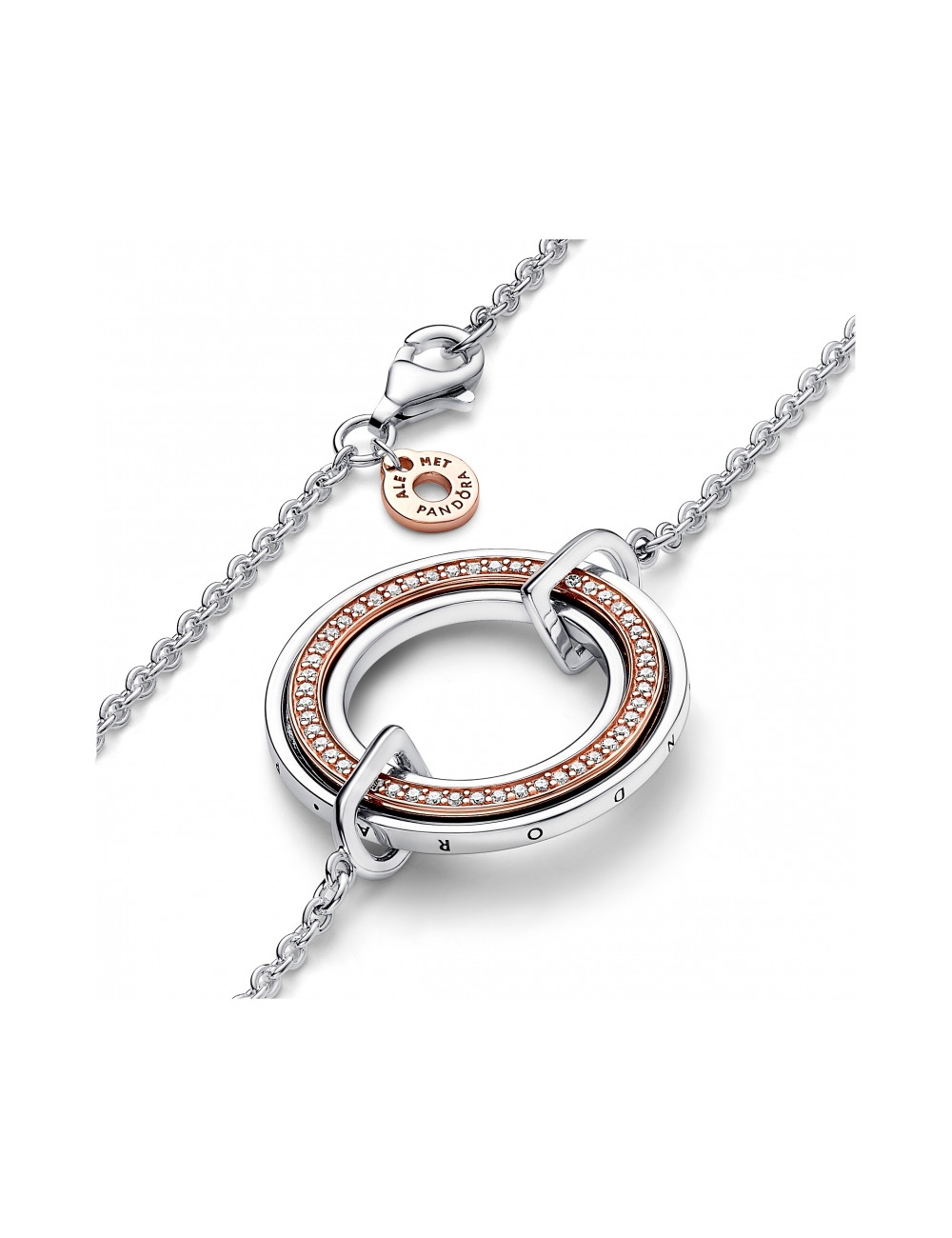 Colar Logo & Pavé Pandora