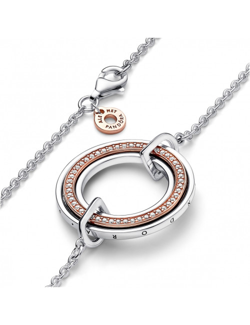 Colar Logo & Pavé Pandora