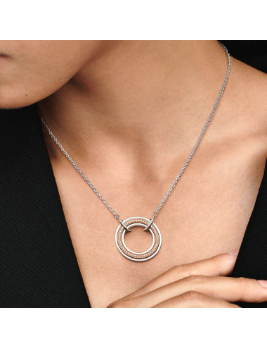 Colar Logo & Pavé Pandora