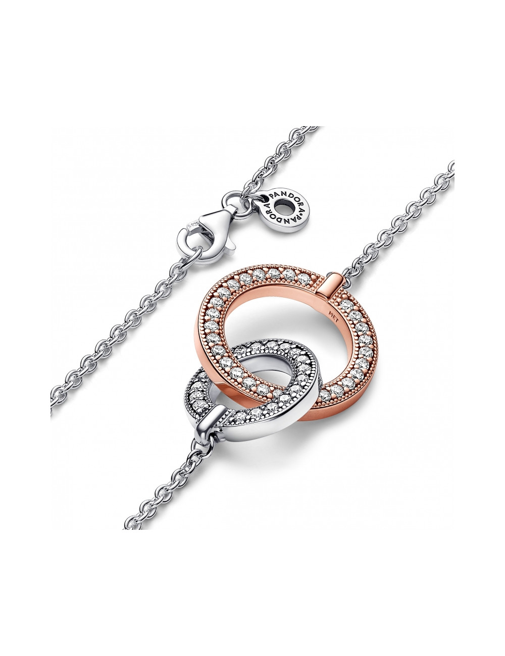 Colar Logo & Pavé Pandora