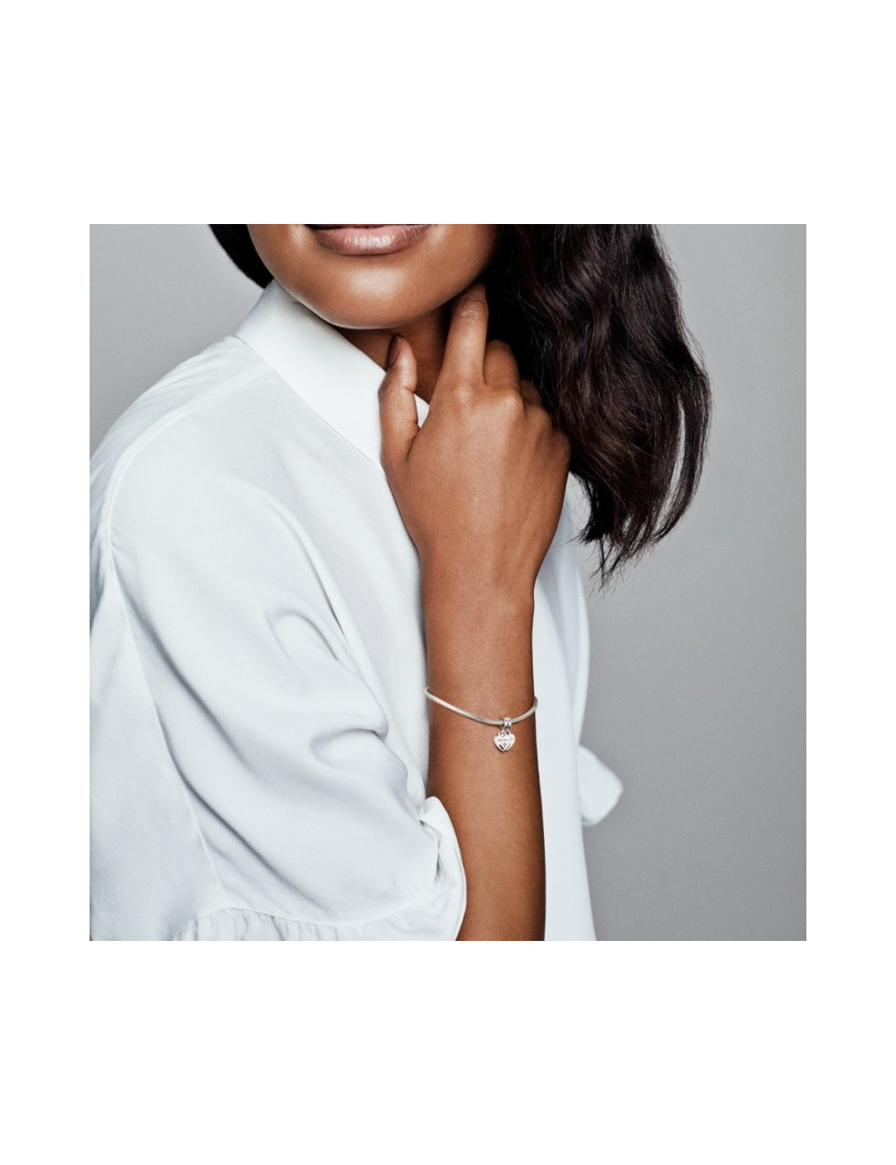 Conta Mother And Daugther Double Heart Split Pandora