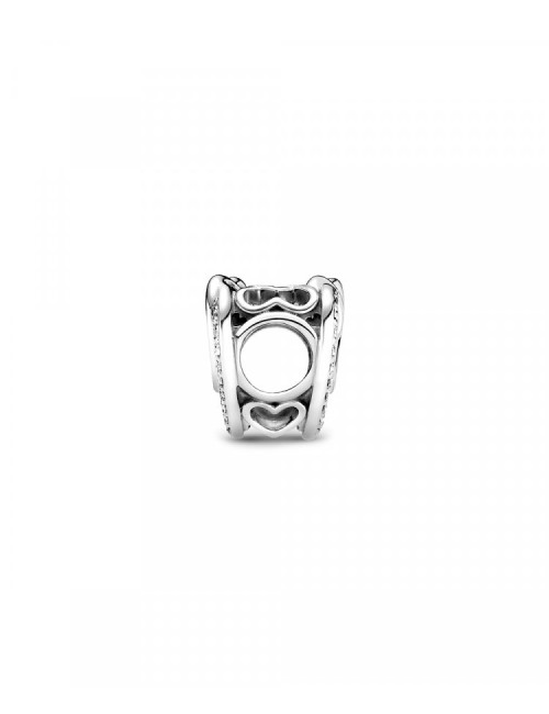 Conta Sparkling Wntwined Heart Pandora