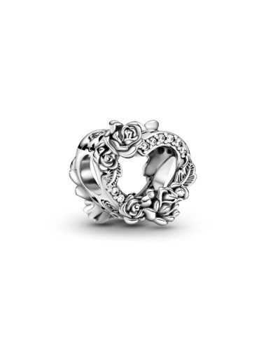 CONTA OPEN HEART AND ROSE FLOWERS PANDORA
