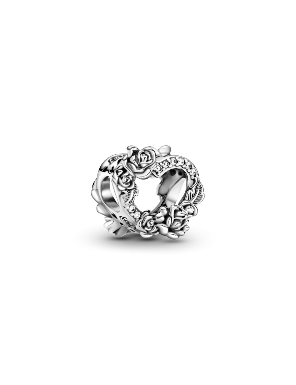 CONTA OPEN HEART AND ROSE FLOWERS PANDORA
