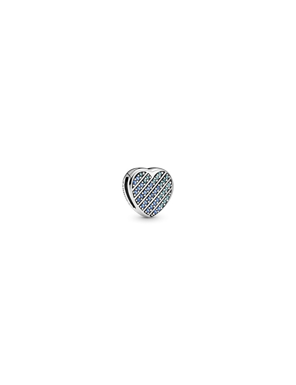CONTA REFLEXIONS HEART BLUE PAVE PANDORA