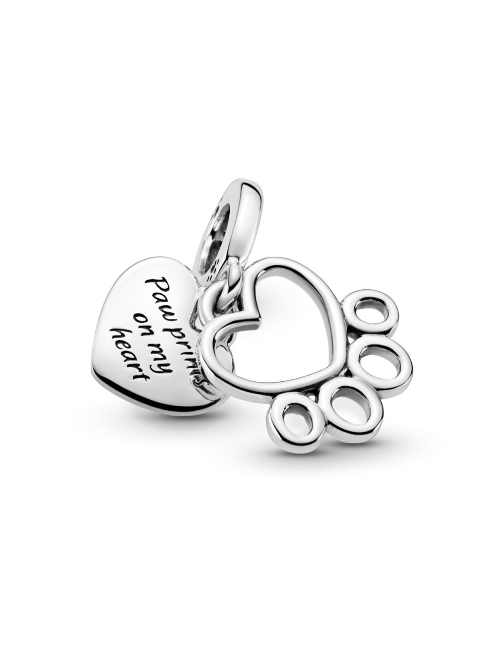 CONTA PENDENTE CORAÇÕES E PATA PANDORA