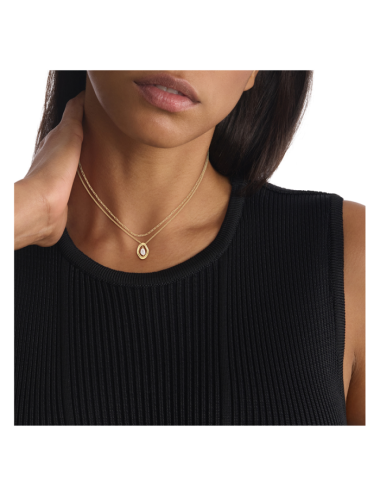 Colar Duplo Edgy Pearls Calvin Klein