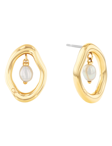 Brincos Edgy Pearls Calvin Klein