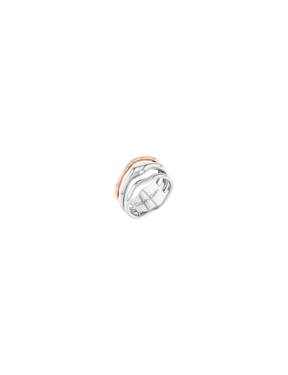 Anel Wavy Calvin Kein