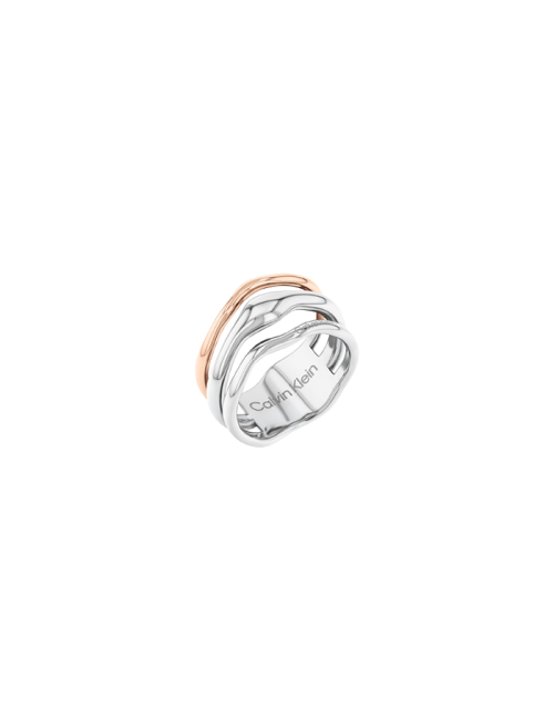 Anel Wavy Calvin Kein