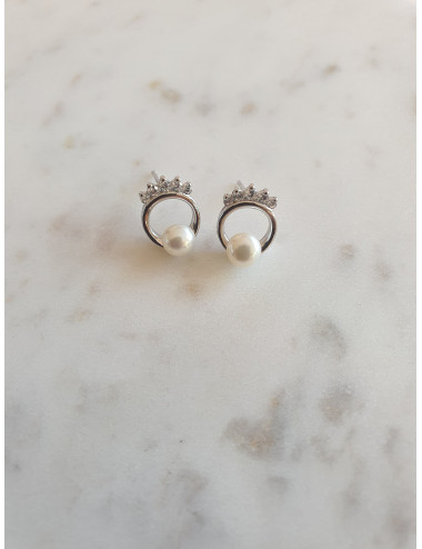 BRINCOS MY QUEEN PRATA