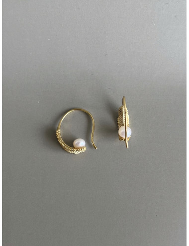 Brincos Nice Prata Dourada