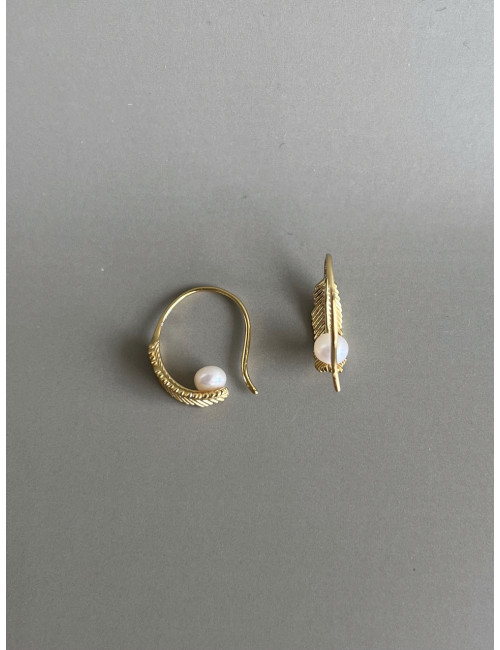 Brincos Nice Prata Dourada