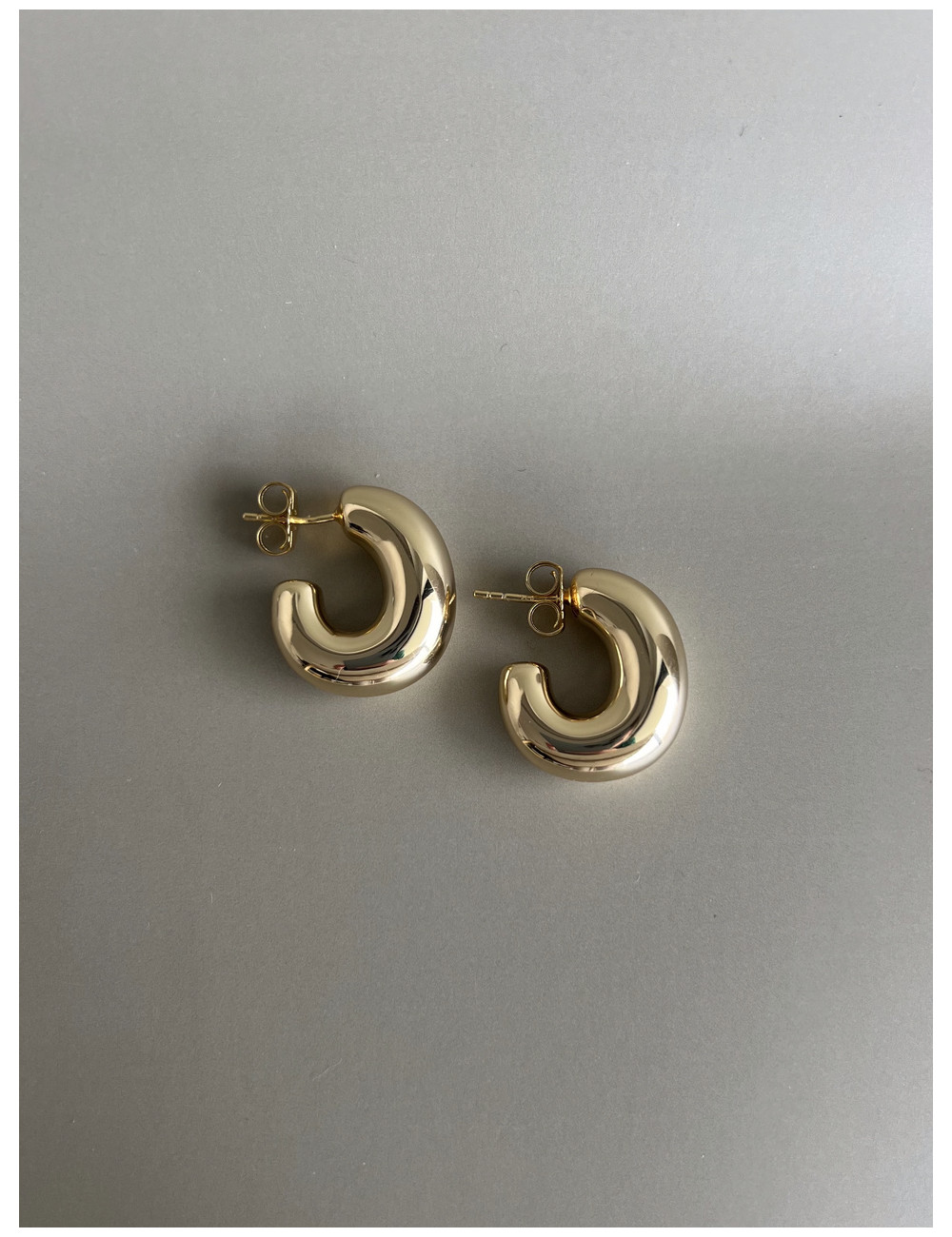 Brincos Raphael Prata Dourada