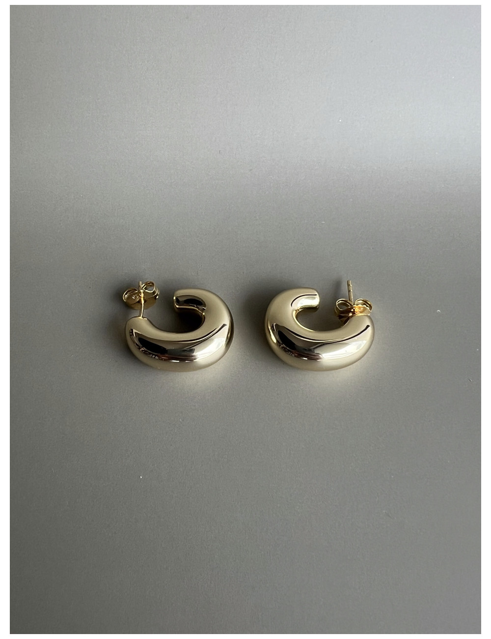 Brincos Raphael Prata Dourada