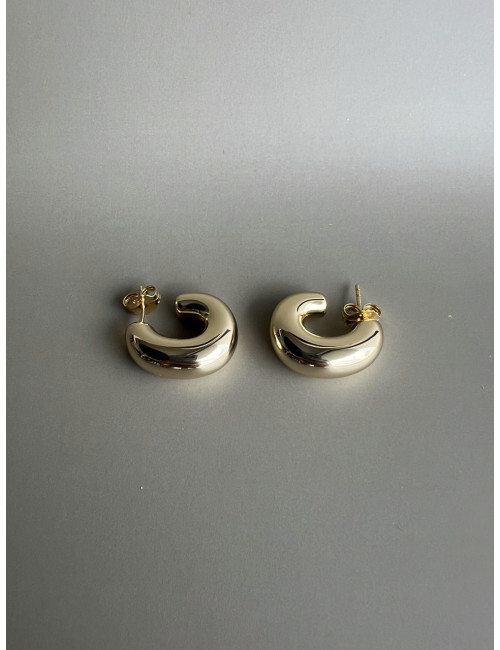 Brincos Raphael Prata Dourada