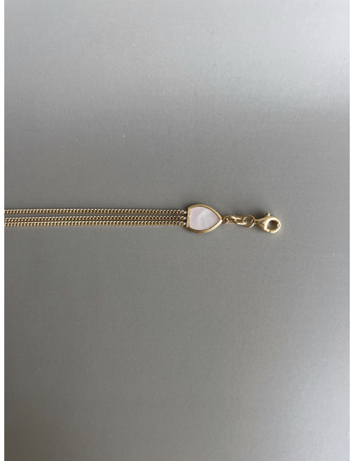 Pulseira Ferrat Prata Dourada