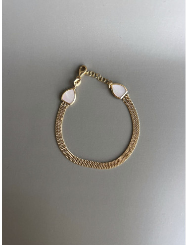 Pulseira Ferrat Prata Dourada