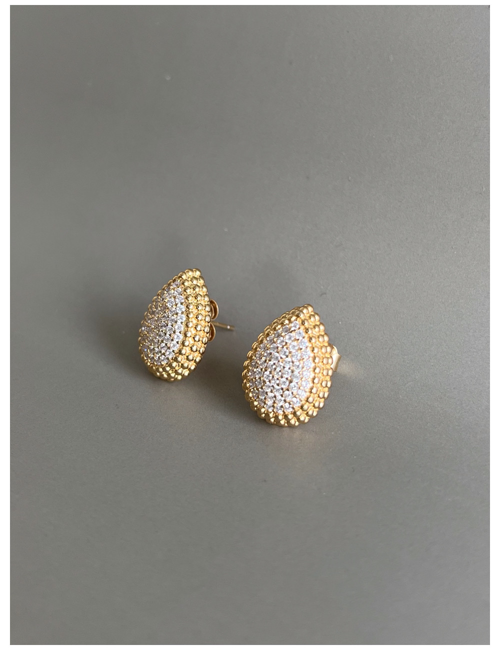 Brincos Frejus Prata Dourada