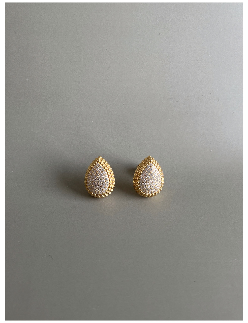 Brincos Frejus Prata Dourada