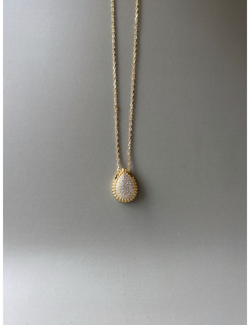 Colar Frejus Prata Dourada