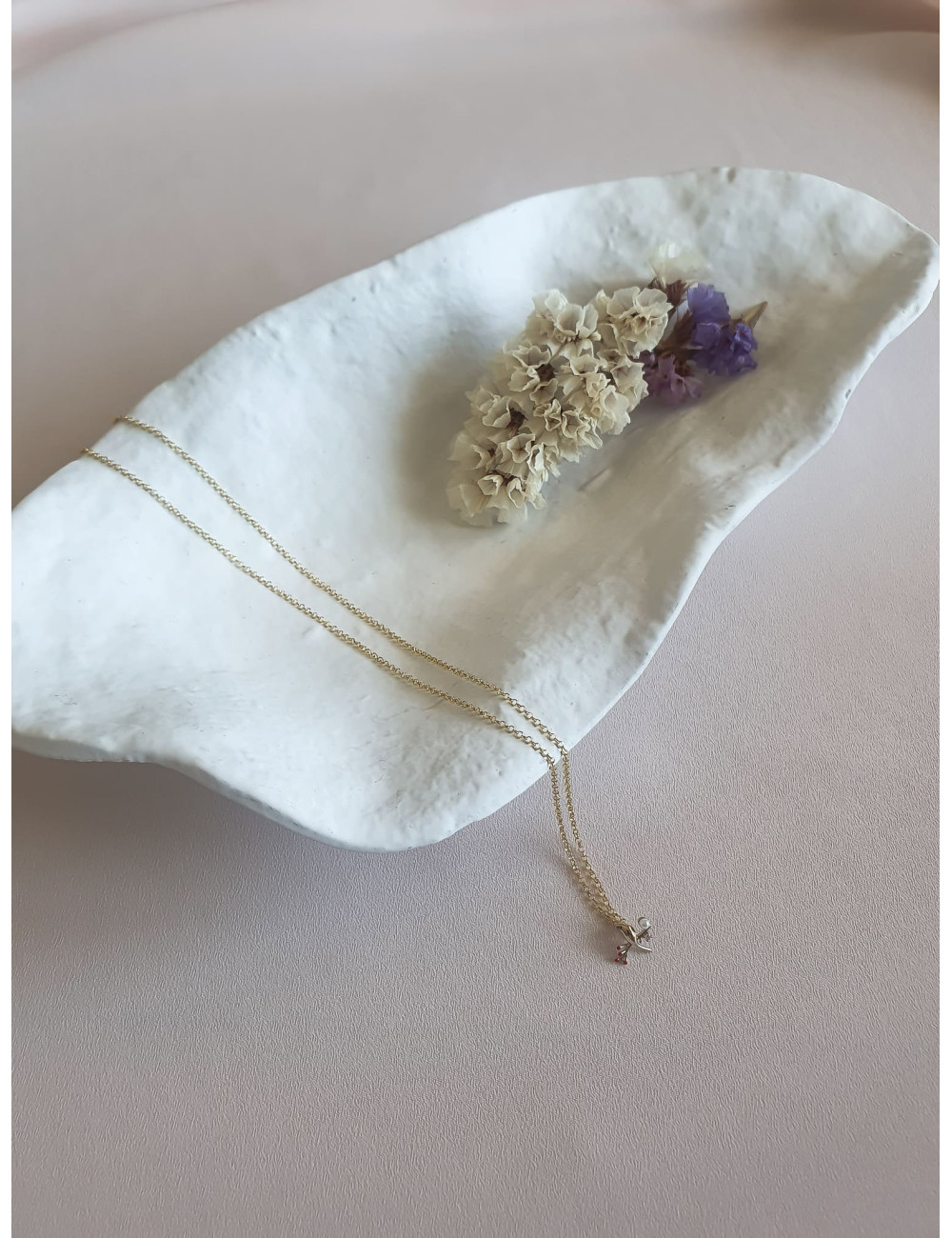 COLAR BIRDY LIFE LOVE DOURADA