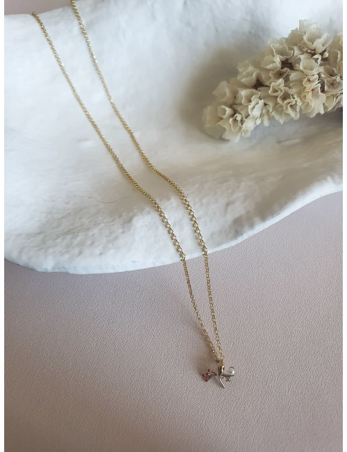 COLAR BIRDY LIFE LOVE DOURADA