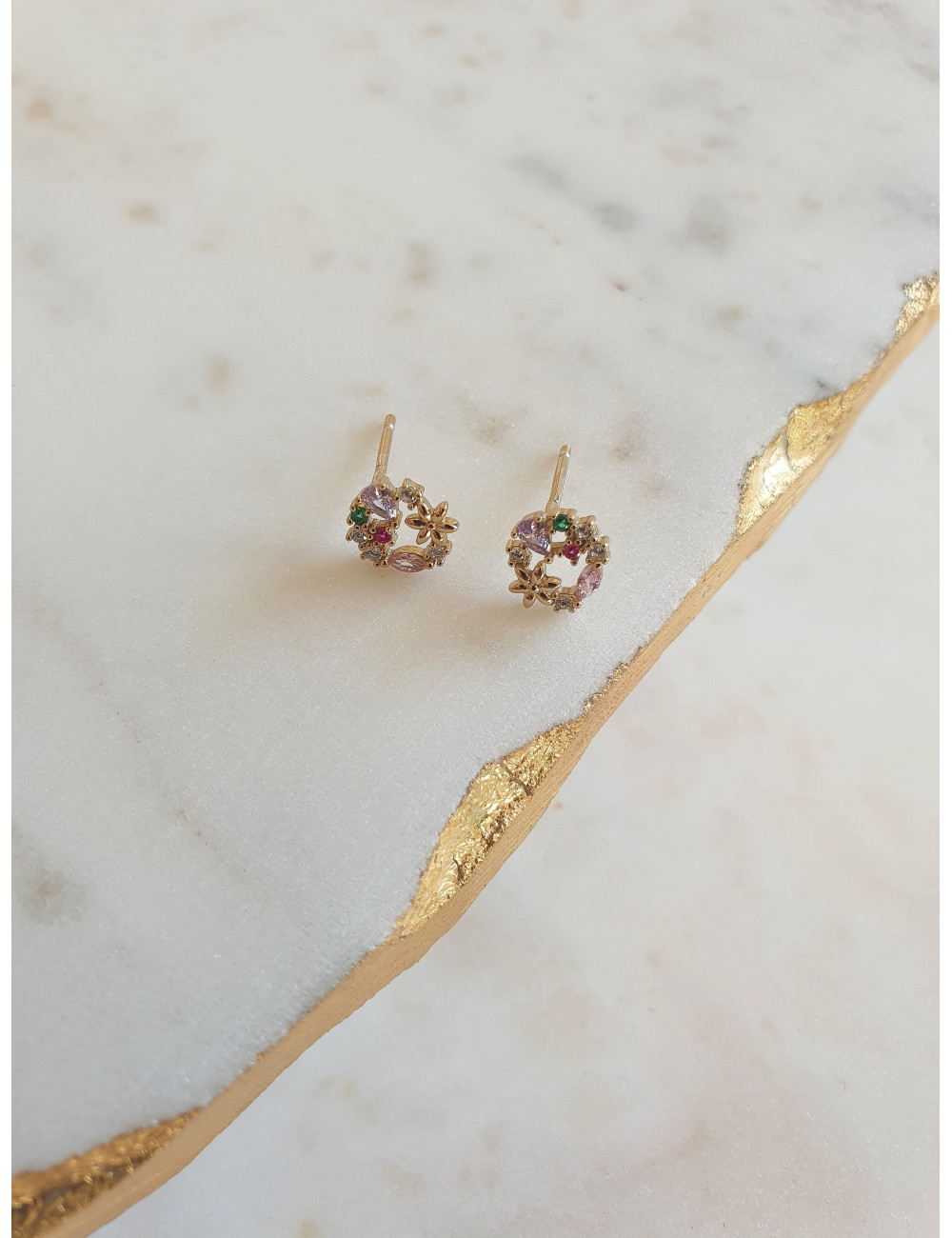 BRINCOS SUNNY PRATA DOURADA