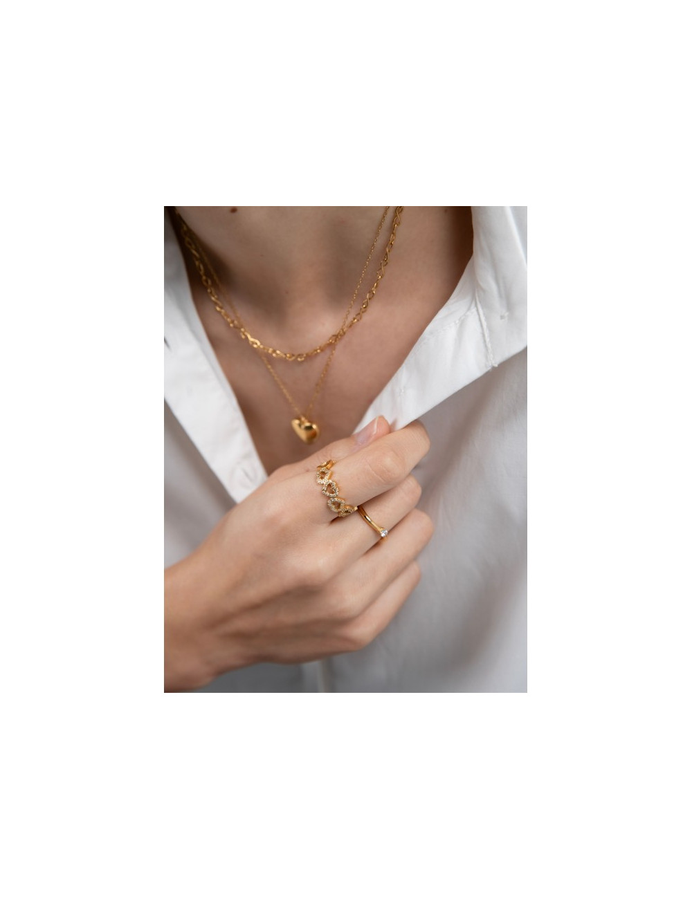 Anel One Reflexions Heart