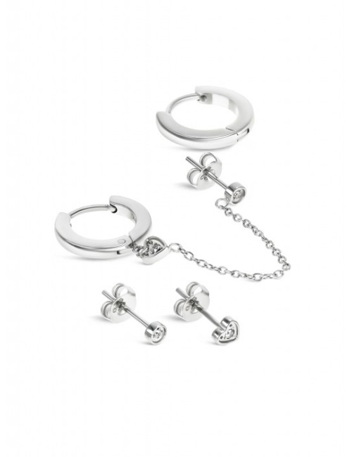 Set de Brincos One Silvery Four