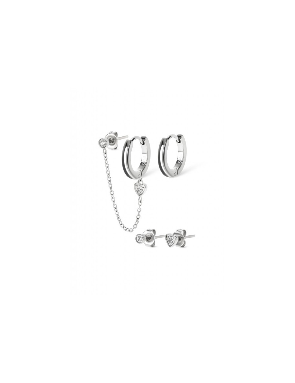 Set de Brincos One Silvery Four