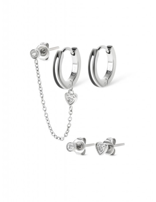 Set de Brincos One Silvery Four