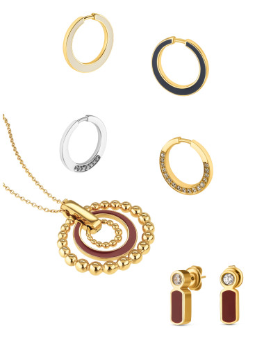 Set Colar & Brincos One Mood Rouge