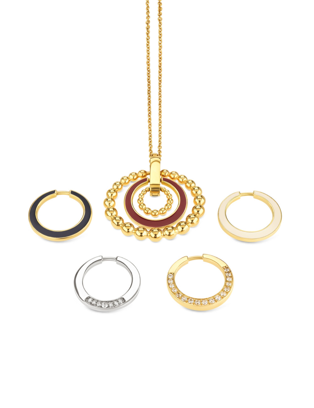 Set Colar & Brincos One Mood Rouge