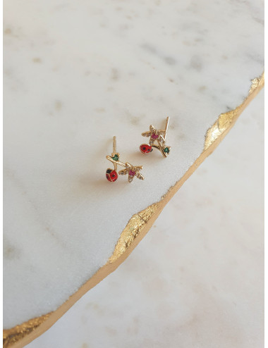 BRINCOS LIFE PRATA DOURADA