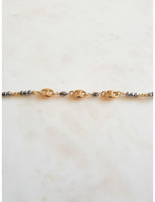 PULSEIRA MONZA 3 PRATA DOURADA