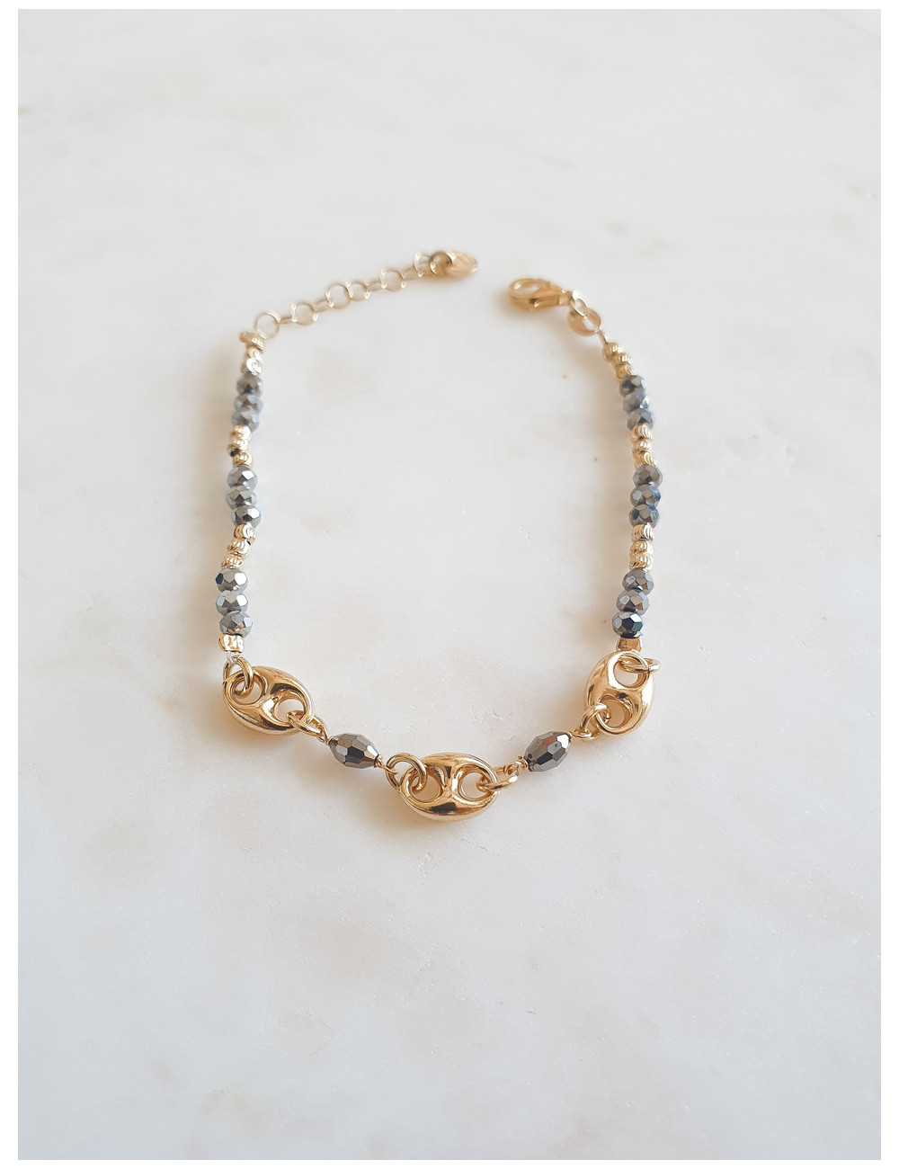 PULSEIRA MONZA 3 PRATA DOURADA