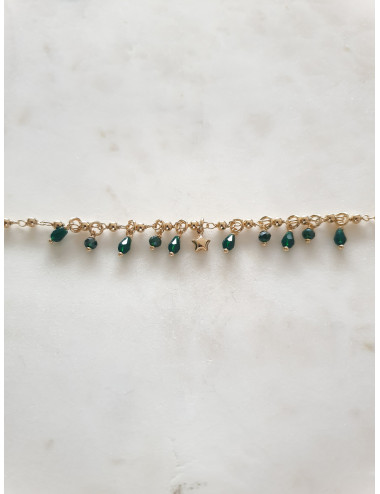 PULSEIRA CRAZY STAR PRATA DOURADA