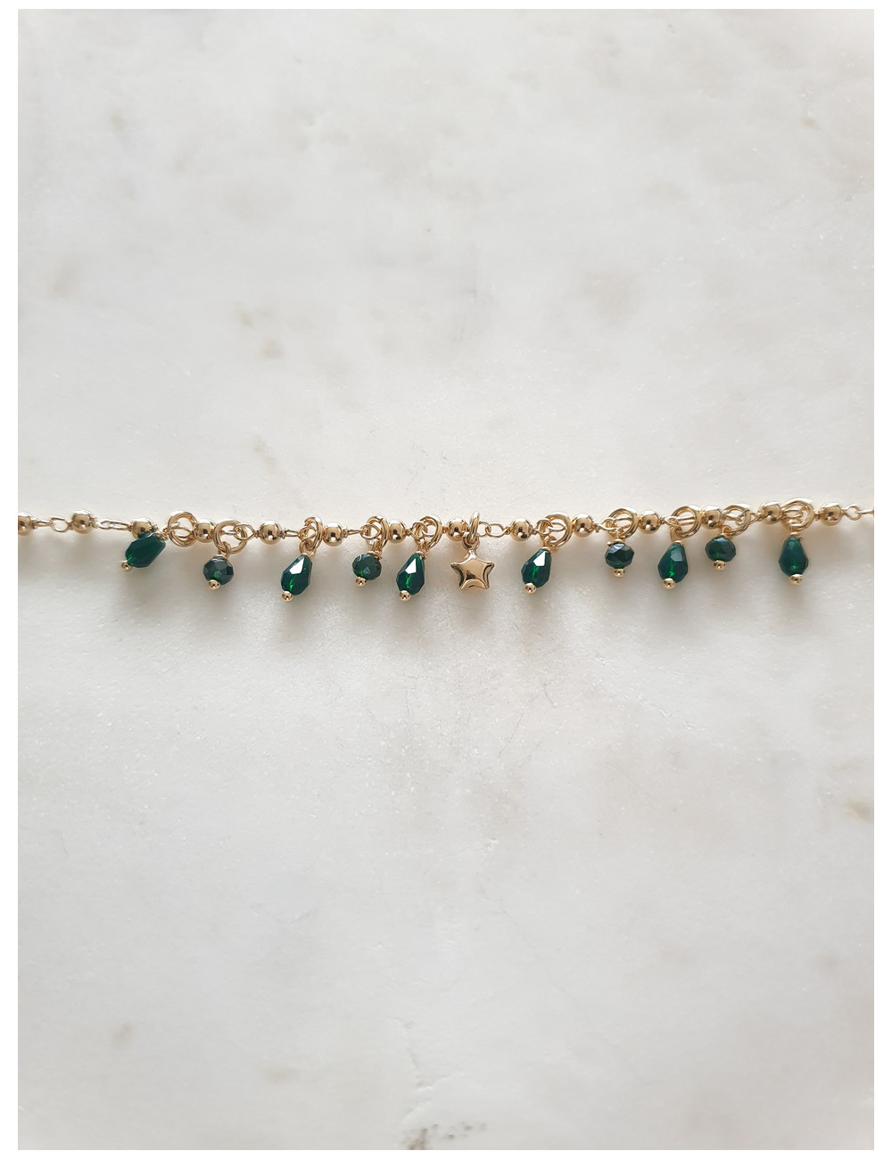 PULSEIRA CRAZY STAR PRATA DOURADA