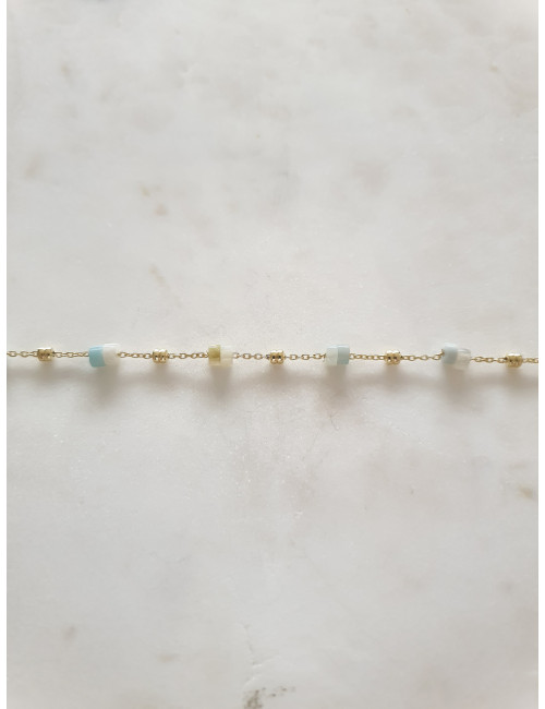 PULSEIRA MY STRASS GREEN PRATA DOURADA