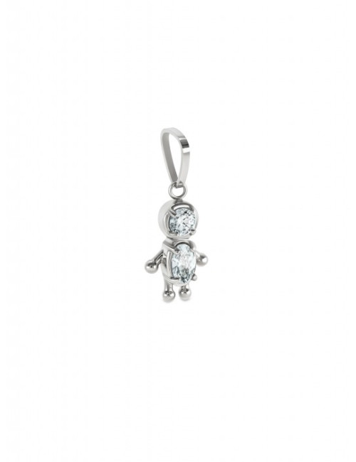 Charme One Energy Boy Crystal Silver