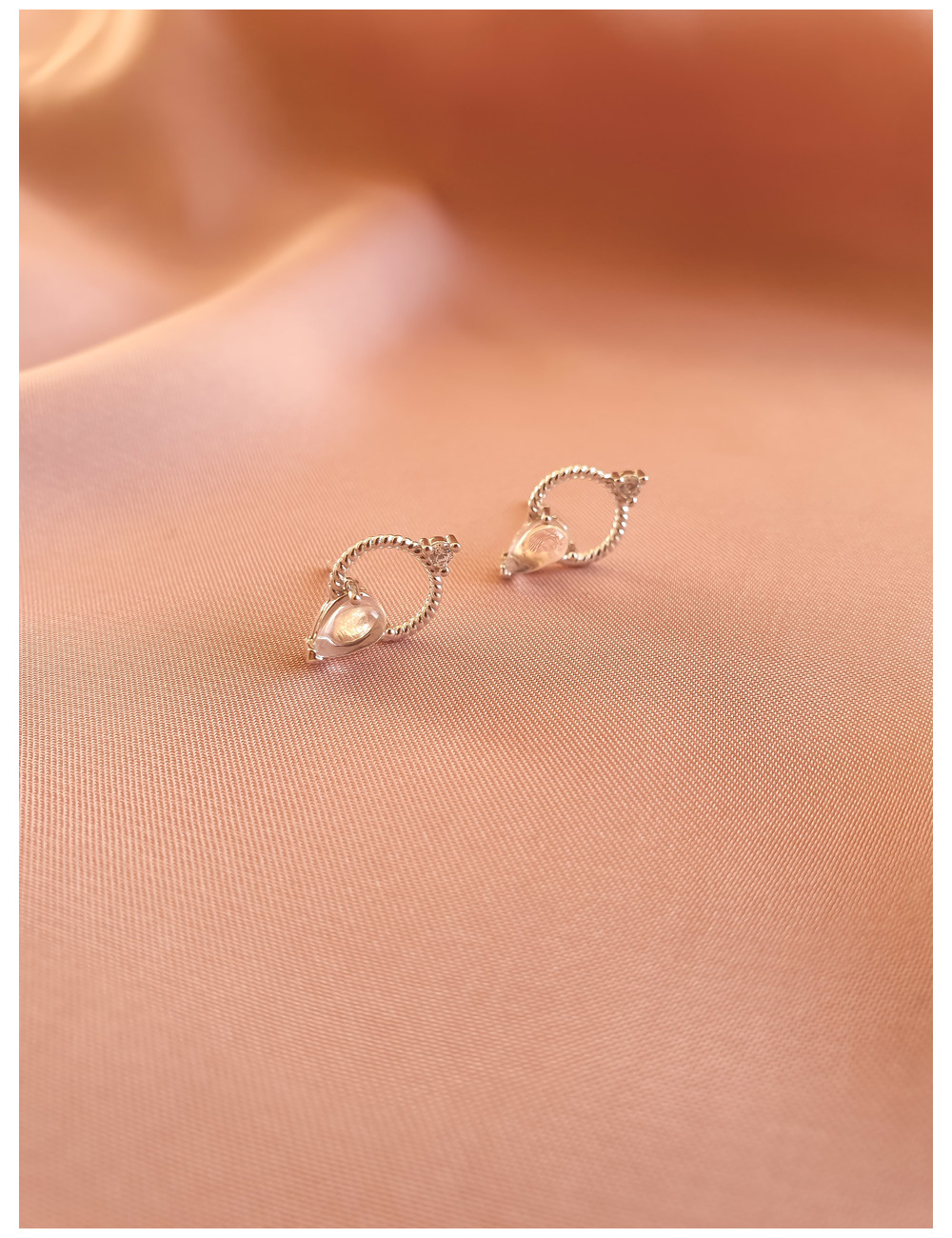 BRINCOS CIRCLE DROP PRATA