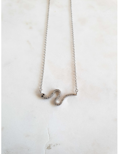 COLAR COBRA PRATA