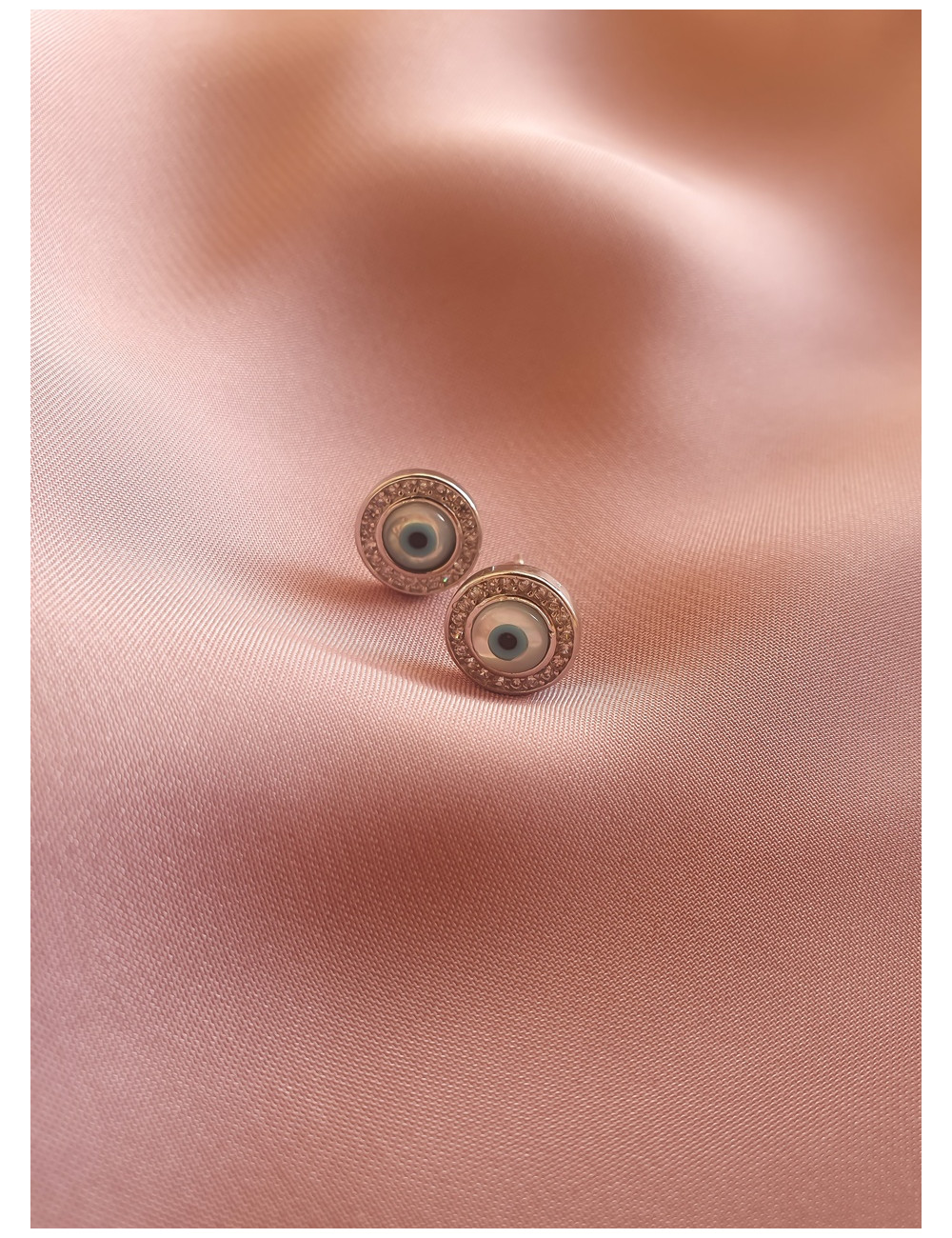 BRINCOS CIRCLE EYE PRATA