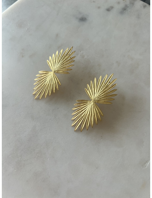 Brincos Sunshine prata dourada