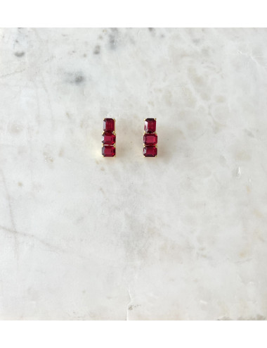 Brincos Rio Prata Dourada